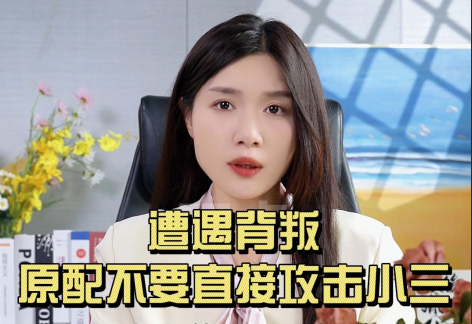 遭遇背叛，原配不要直接攻击小三